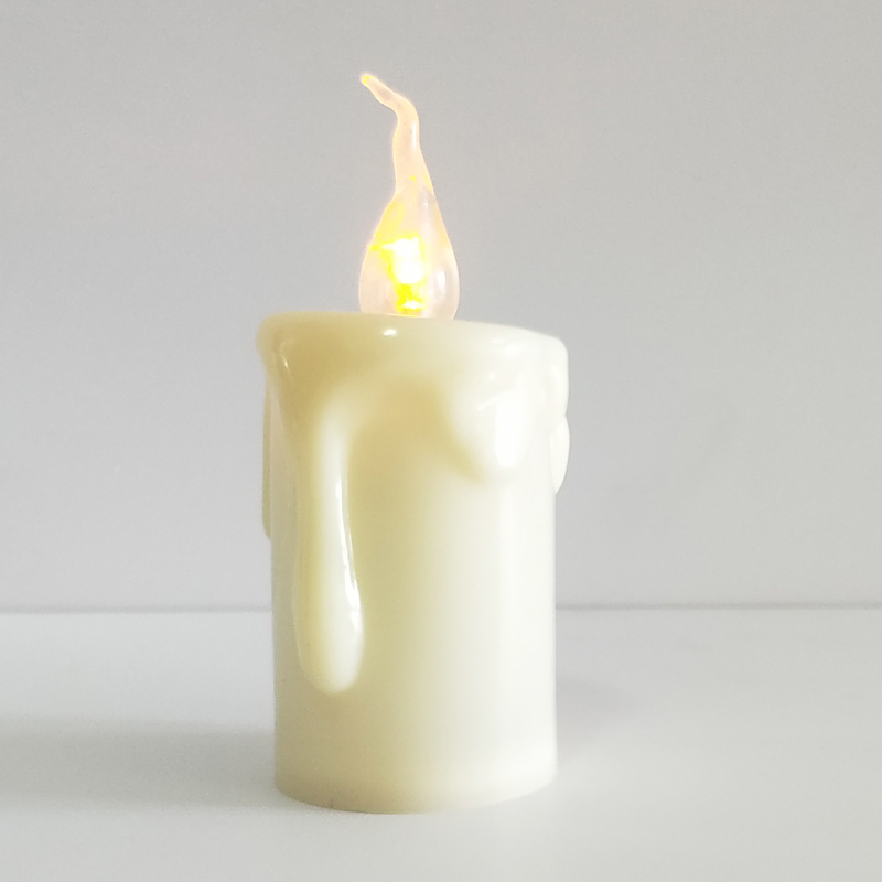 Ivory Dripping wax Led candle