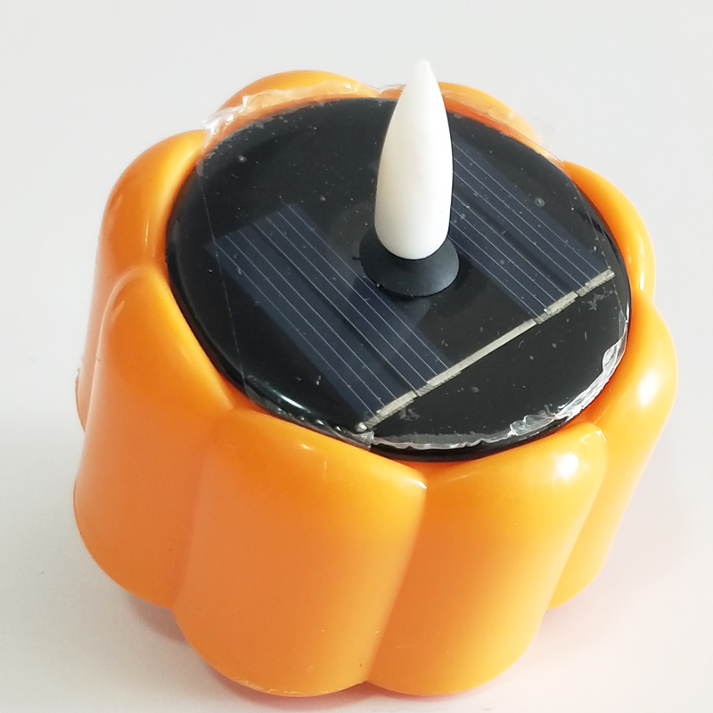 Halloween  pumpkin solar Led tealight candle