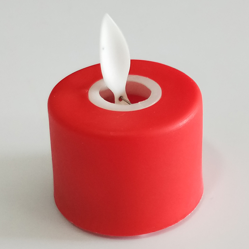 Flameless led tealight candles flat top