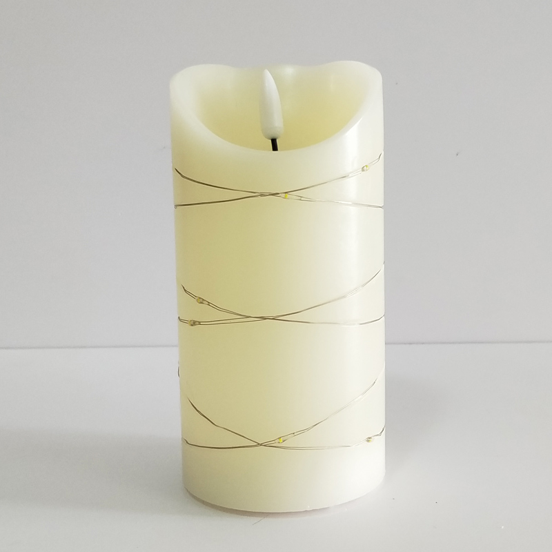 Led real wax candle fairy Light