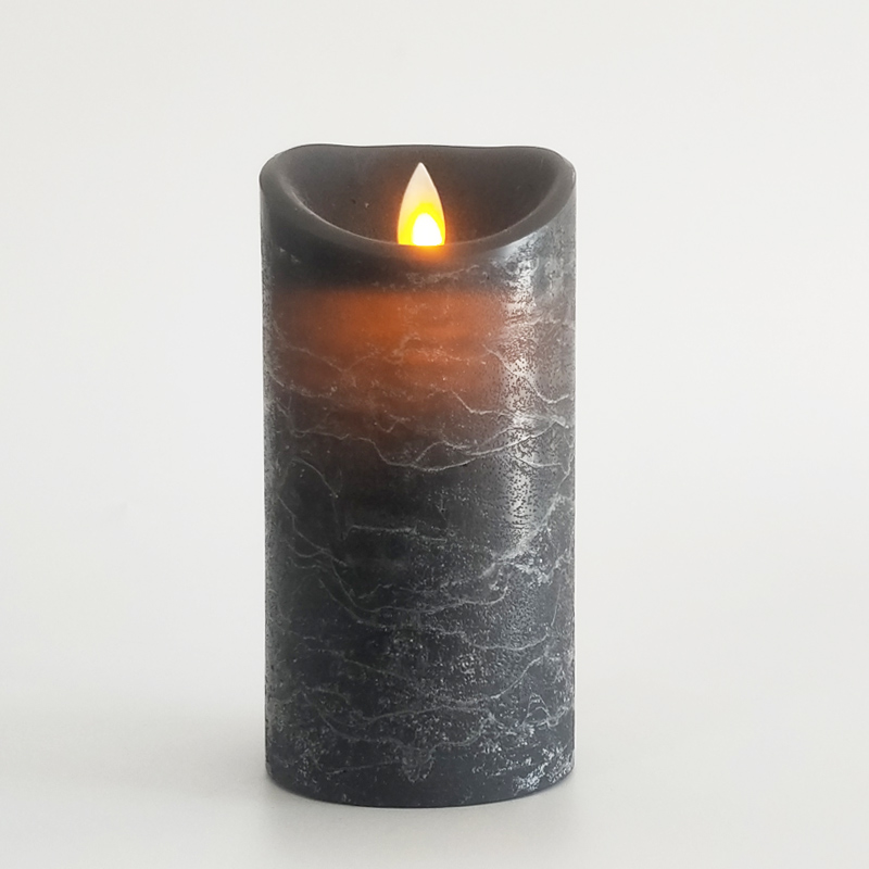 black Water Ripple led candle with remote control & timer