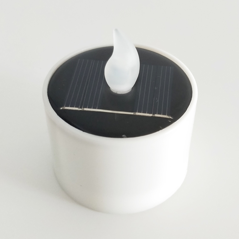 Solar led tealight candle