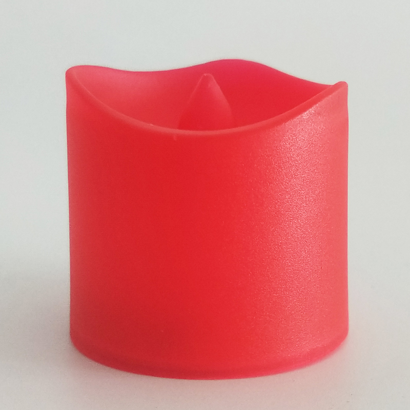 Red led tealight candle