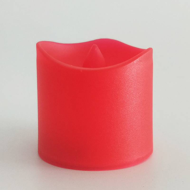 Red led tealight candle