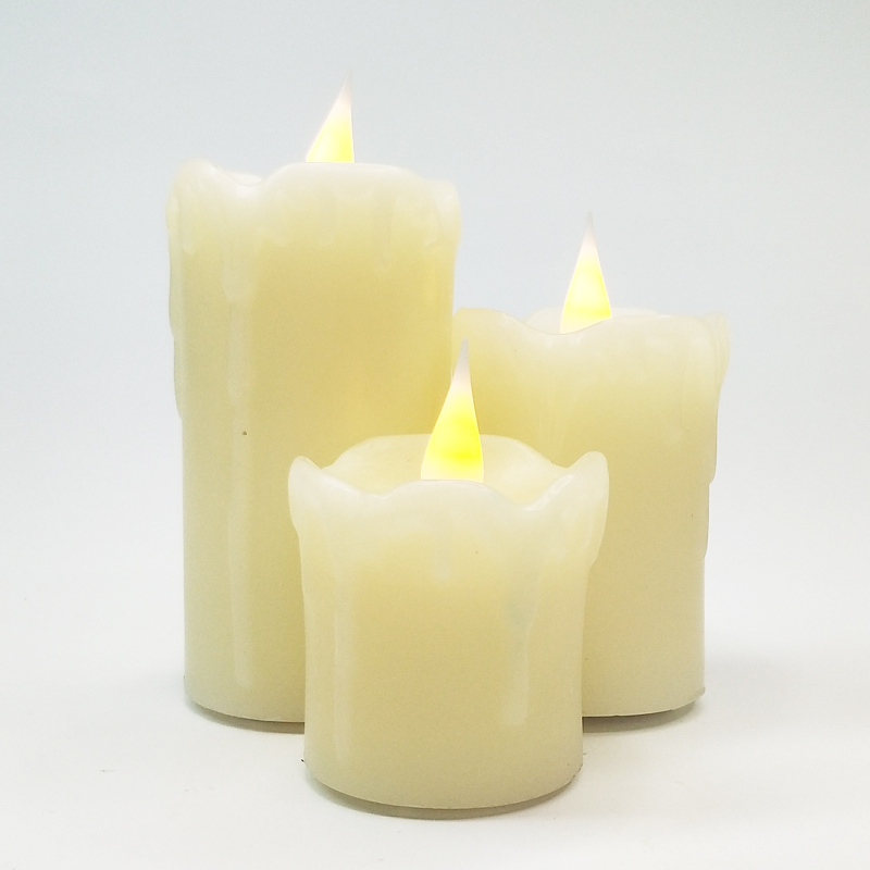 led dripping wax led votive candle