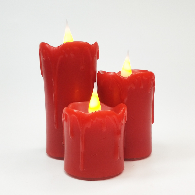 led dripping wax led votive candle